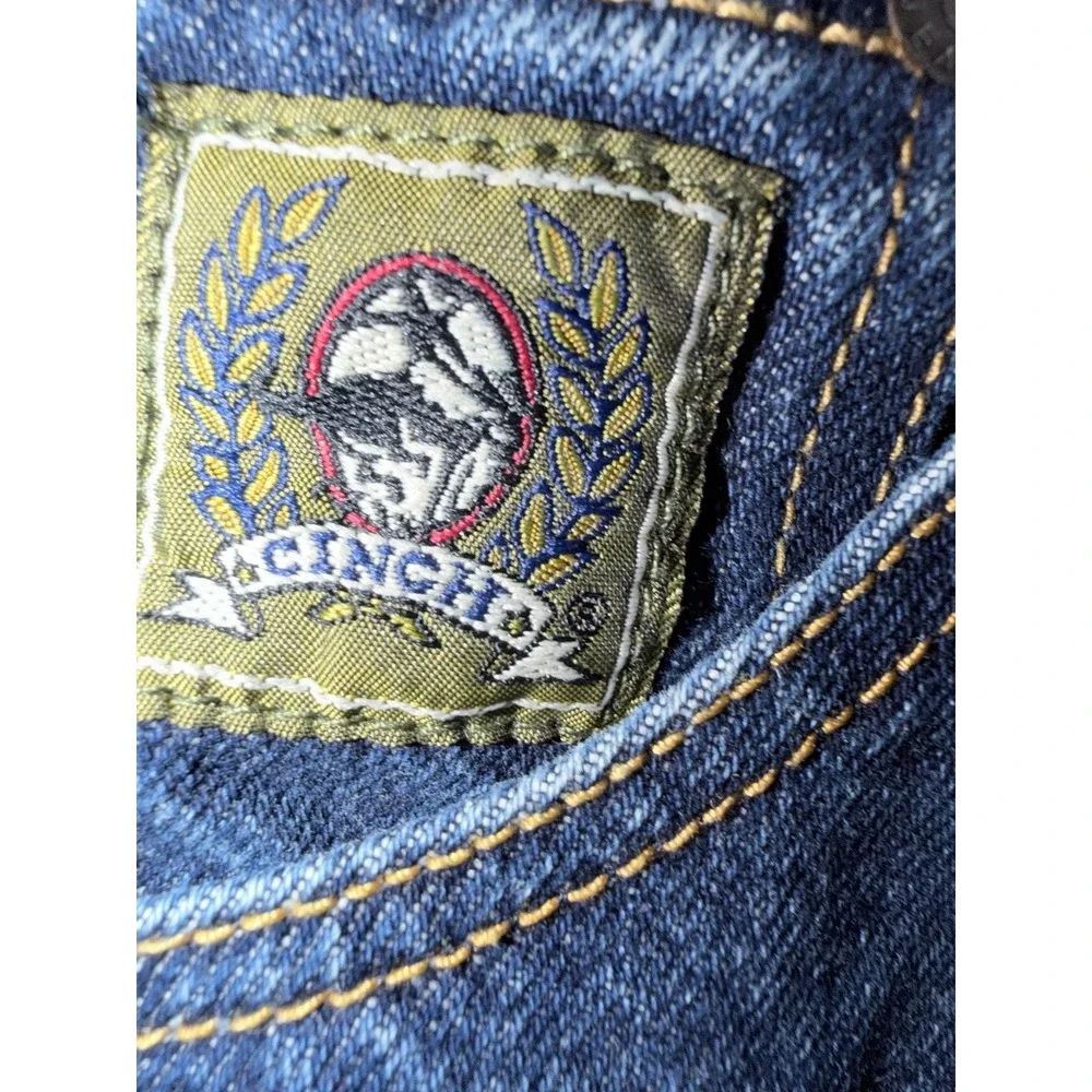 Cinch Men's Classic Straight Leg Jeans dark wash size 30